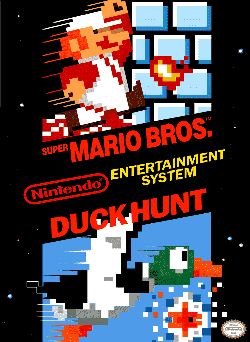 Super Mario Bros - Duck Hunt (Europe) original box art cover