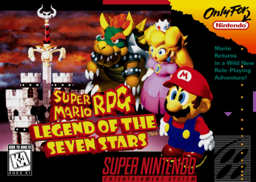 Super Mario RPG - Legend of the Seven Stars original box art cover