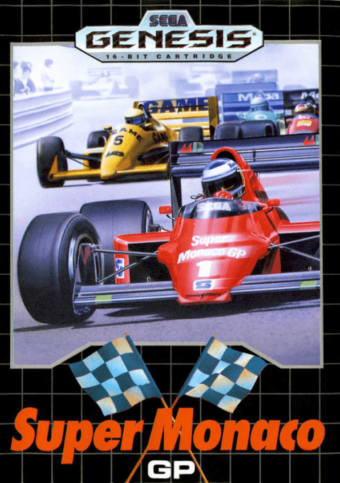 Super Monaco GP original box art cover