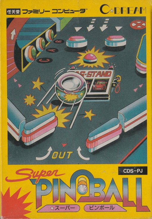 Super Pinball original box art cover
