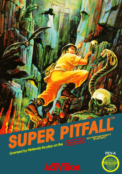Super Pitfall original box art cover