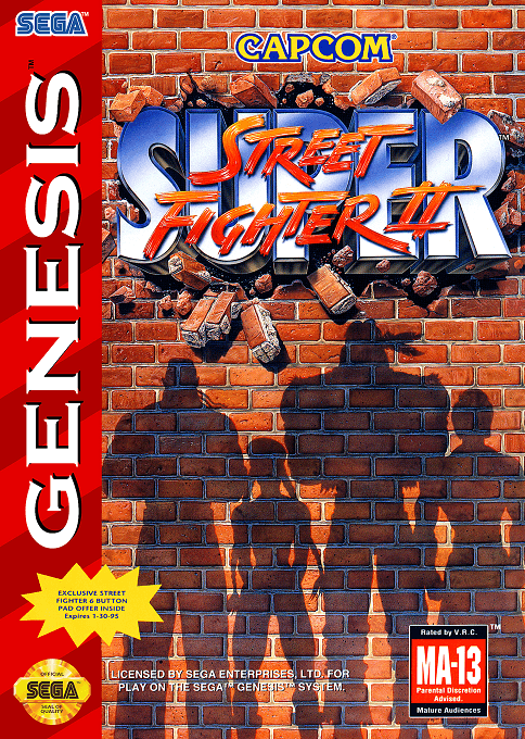Super Street Fighter 2 original box art cover