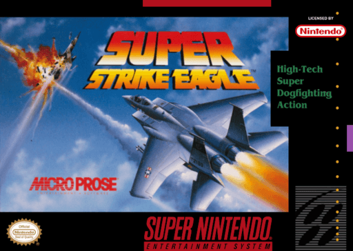 Super Strike Eagle original box art cover