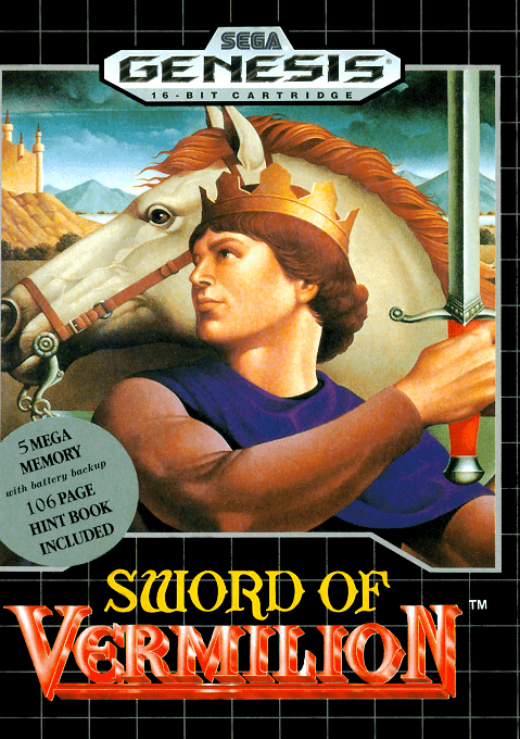 Sword of Vermilion original box art cover