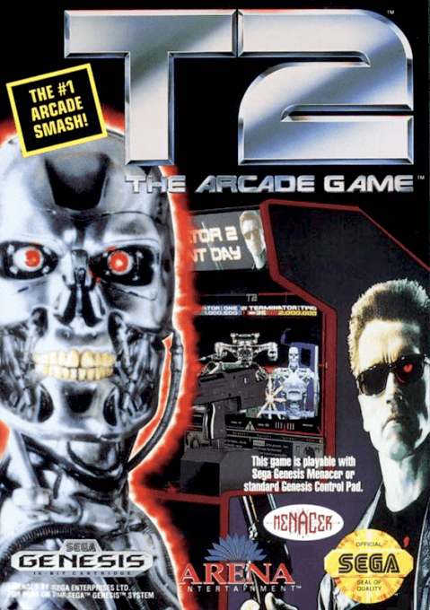 T2 - The Arcade Game original box art cover