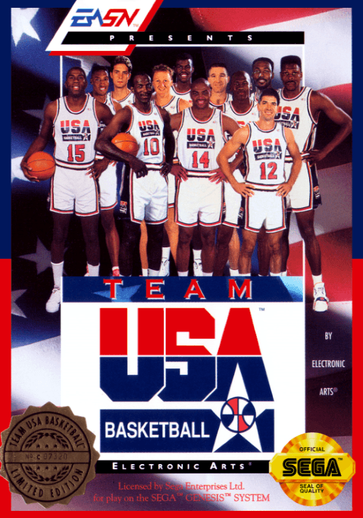 Team USA Basketball original box art cover