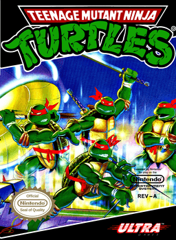 Teenage Mutant Hero Turtles original box art cover
