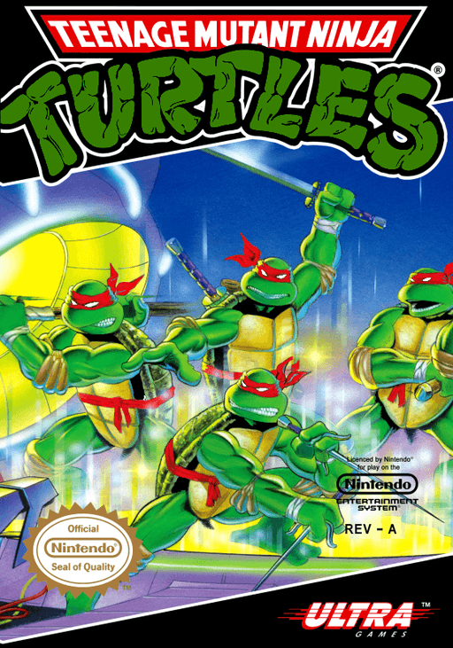 Teenage Mutant Ninja Turtles original box art cover