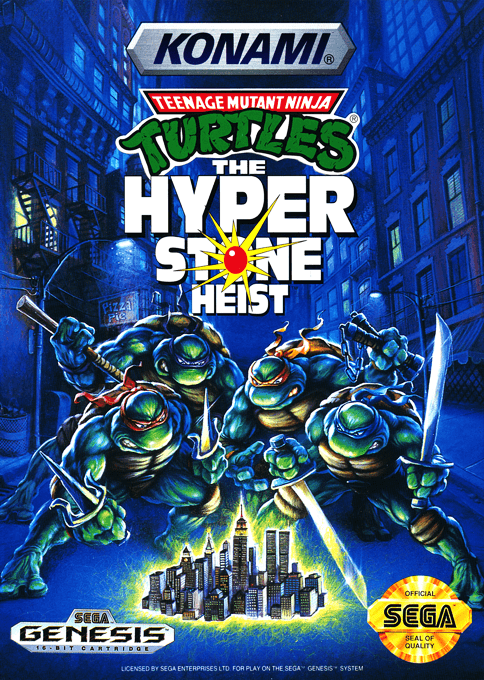 Teenage Mutant Ninja Turtles - The Hyperstone Heist original box art cover