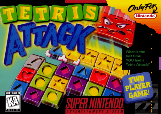 Tetris Attack original box art cover
