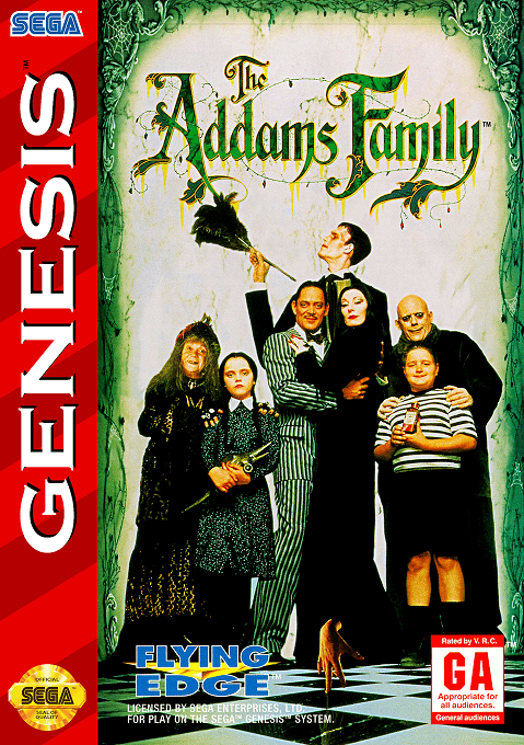 The Addams Family original box art cover