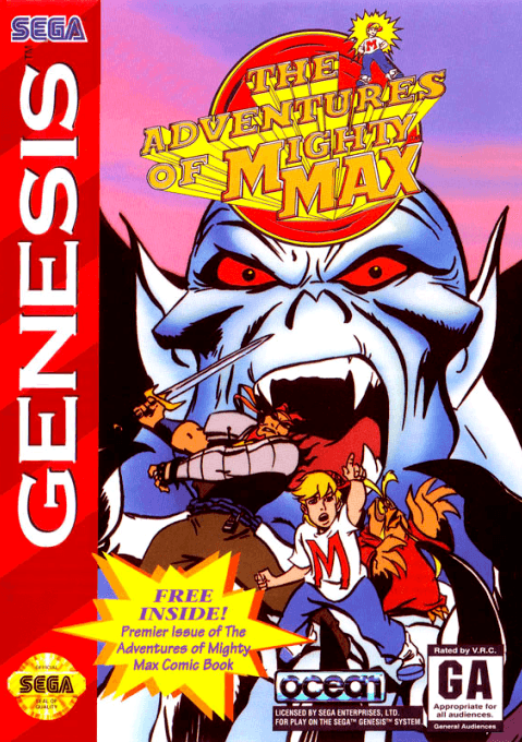 The Adventures of Mighty Max original box art cover