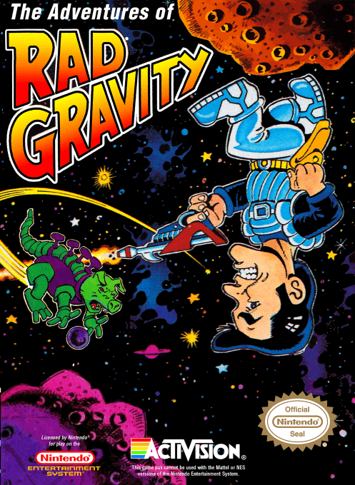 The Adventures of Rad Gravity (Europe) original box art cover