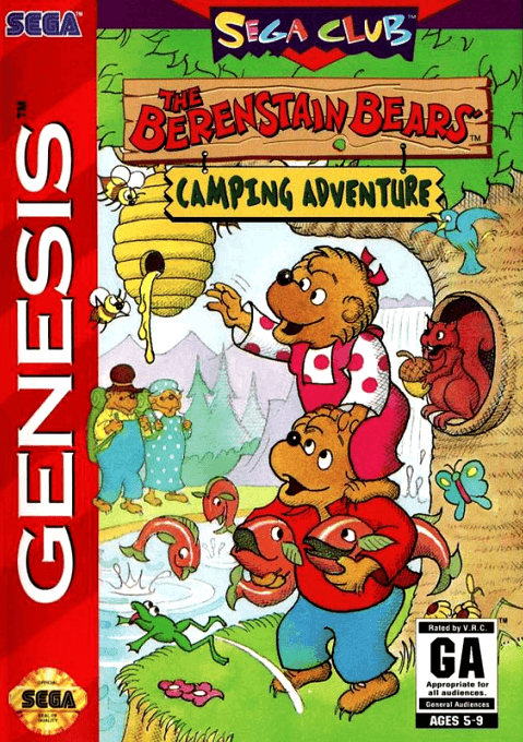 The Berenstain Bears' Camping Adventure original box art cover