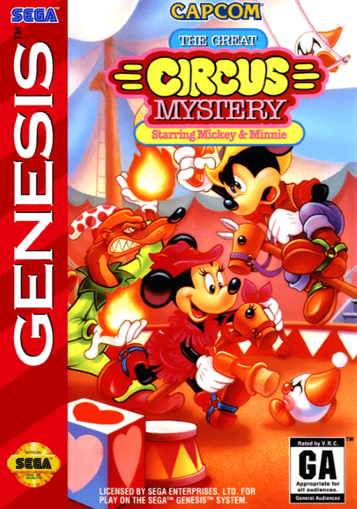 The Great Circus Mystery Starring Mickey & Minnie original box art cover