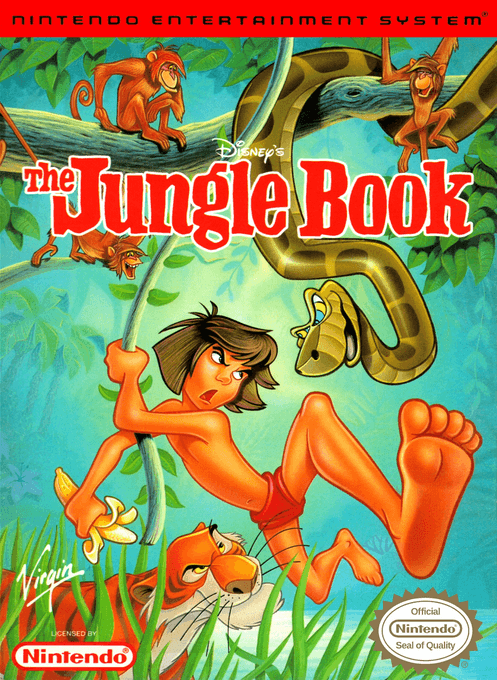 The Jungle Book (Europe) original box art cover