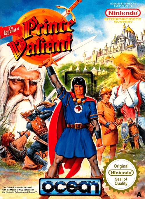 The Legend of Prince Valiant original box art cover
