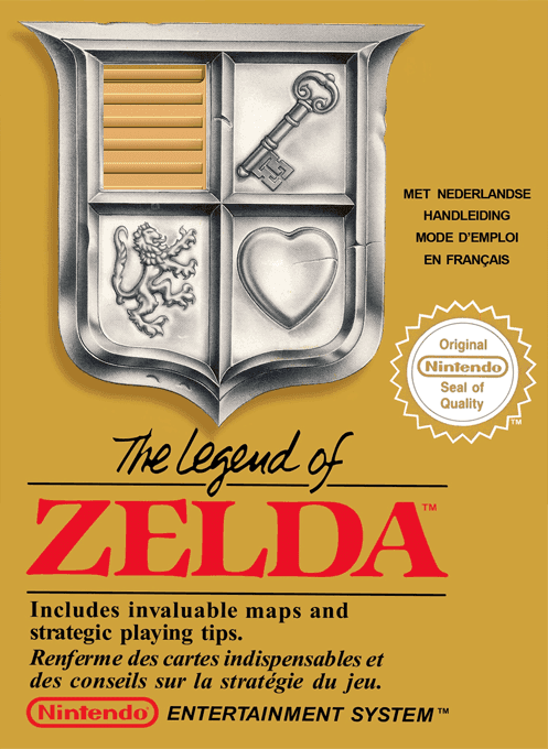 The Legend of Zelda (Hack) original box art cover