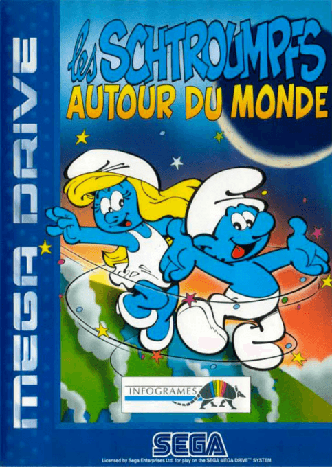 The Smurfs Travel the World original box art cover