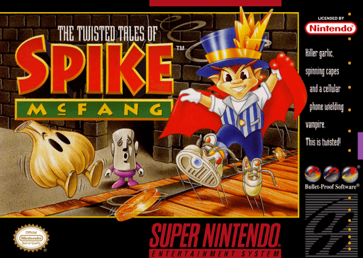 The Twisted Tales of Spike McFang original box art cover