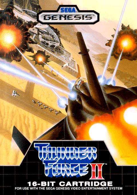 Thunder Force 2 original box art cover