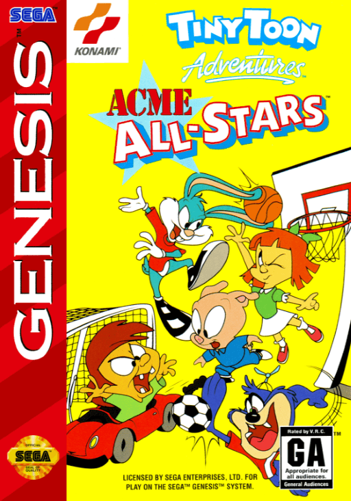 Tiny Toon Adventures - ACME All-Stars original box art cover