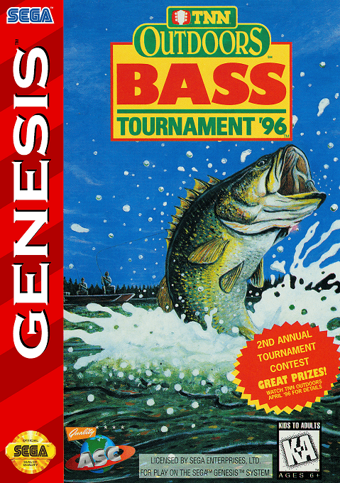 TNN Outdoors Bass Tournament '96 original box art cover