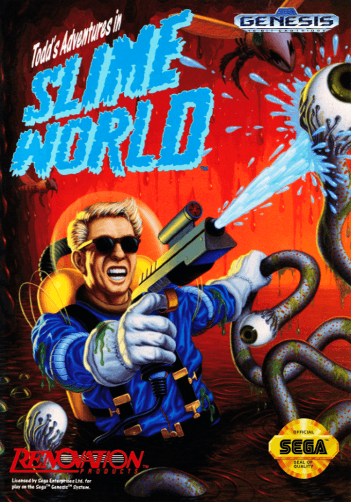 Todd's Adventures in Slime World original box art cover