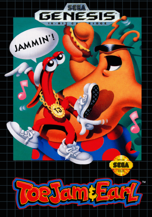 ToeJam & Earl original box art cover