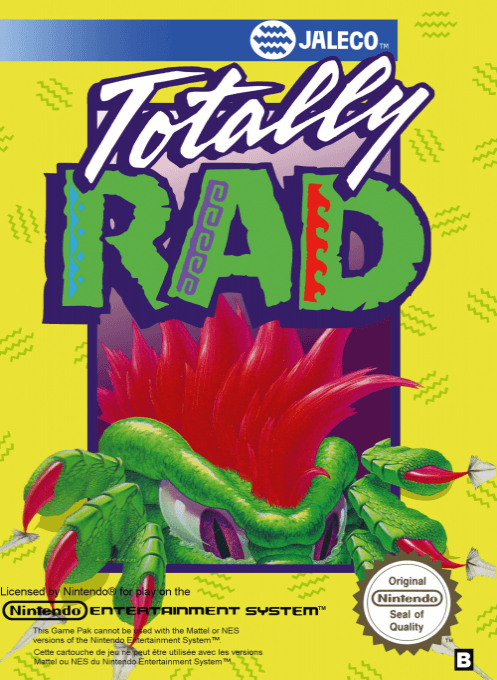 Totally Rad (Europe) original box art cover
