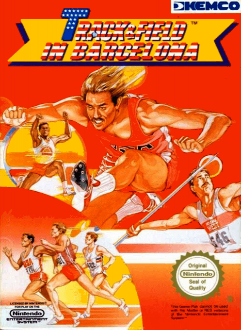 Track & Field in Barcelona original box art cover