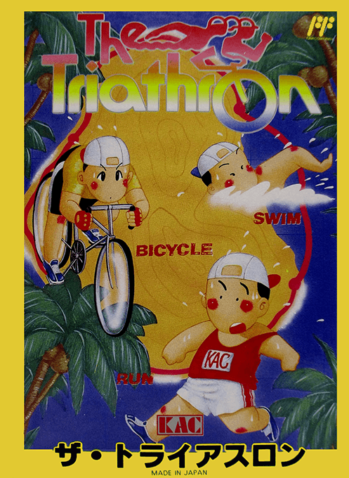 Triathron, The original box art cover