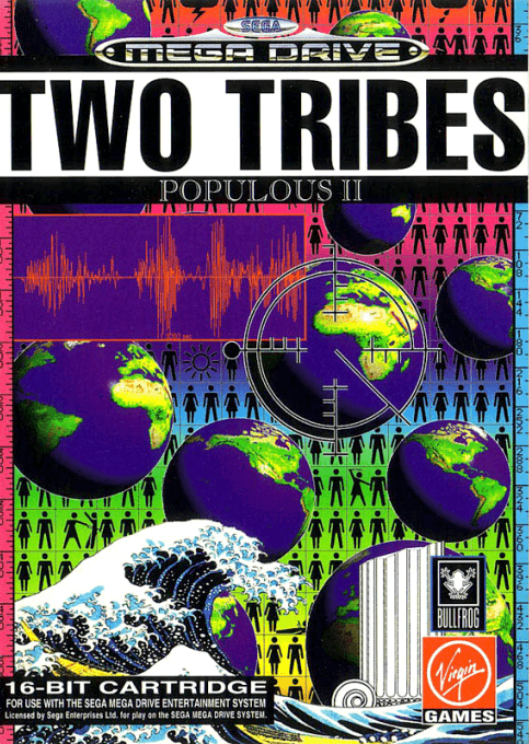 Two Tribes - Populous 2 original box art cover