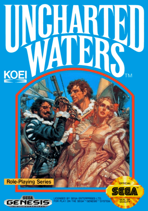 Uncharted Waters original box art cover