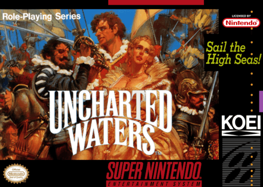 Uncharted Waters - New Horizons original box art cover