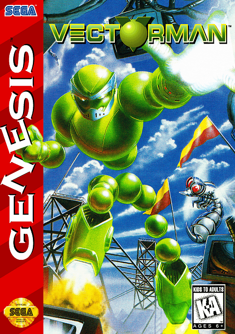 Vectorman original box art cover
