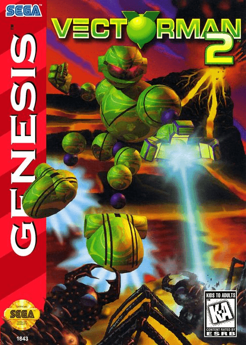 Vectorman 2 original box art cover