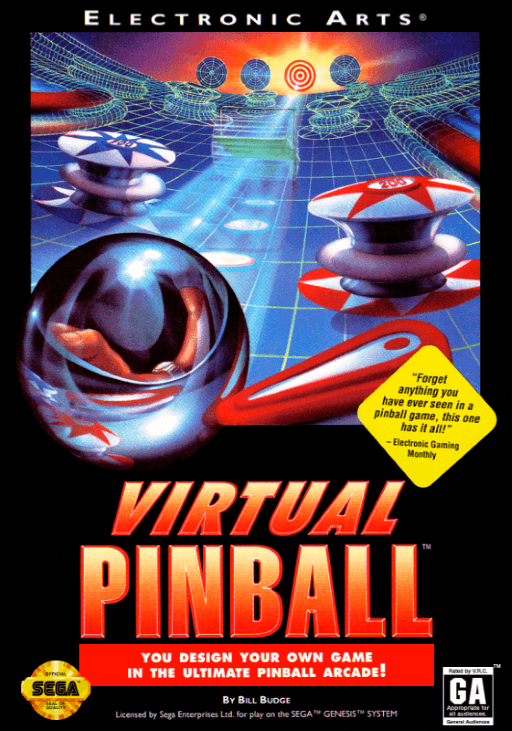 Virtual Pinball original box art cover