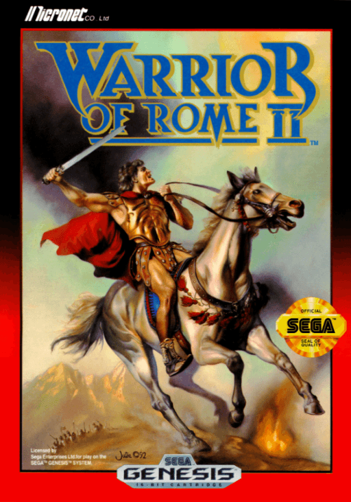 Warrior of Rome 2 original box art cover
