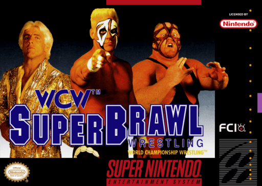 WCW Super Brawl Wrestling original box art cover