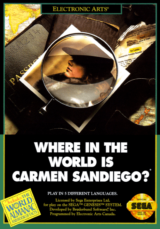 Where in the World Is Carmen Sandiego original box art cover