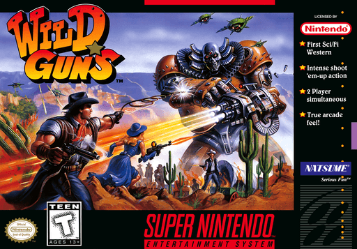 Wild Guns original box art cover