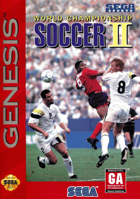 World Championship Soccer 2 original box art cover