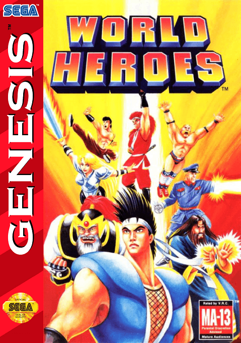 World Heroes original box art cover