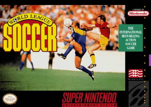 World League Soccer original box art cover