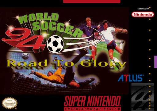 World Soccer 94 - Road to Glory original box art cover