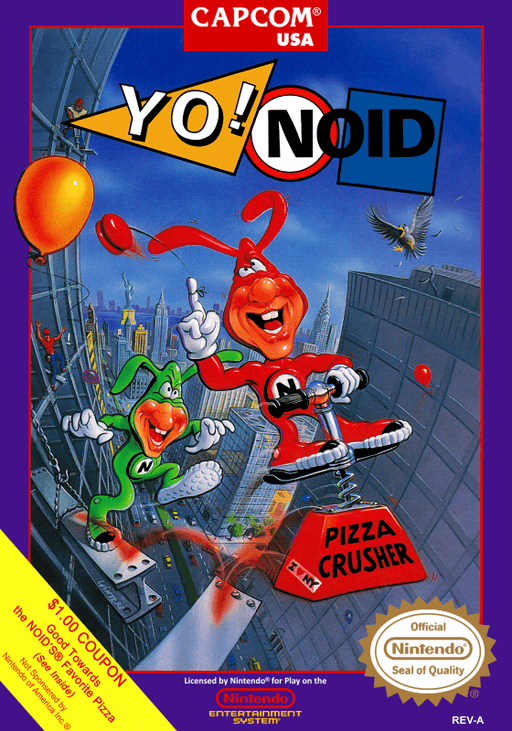 Yo! Noid original box art cover