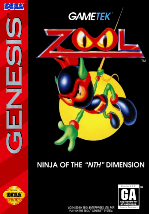 Zool - Ninja of the 'Nth' Dimension original box art cover